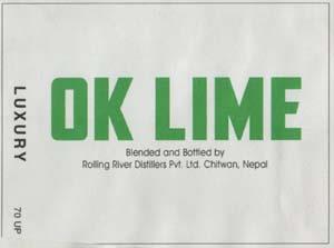 OK LIME (and logo) trademark logo