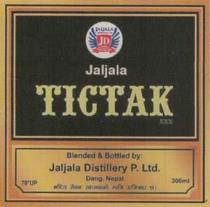 JALJALA TICTAK (and logo) trademark logo
