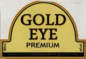 GOLD EYE PREMIUM (and logo) trademark logo