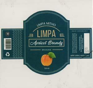 LIMPA MITHO LIMPA APRICOT BRANDY (and logo) trademark logo