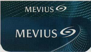 MEVIUS AND DEVICE XIV COLOR (and logo) trademark logo