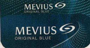 MEVIUS AND DEVICE XIV ORIGINAL BLUE (and logo) trademark logo