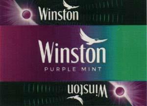 WINSTON AND LABEL DESIGN CXXV COLOR PURPLE MINT (and logo) trademark logo