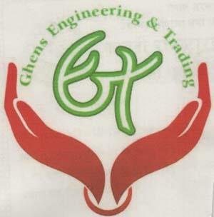 GHENS ENGINEERING AND TRADING (and logo) trademark logo