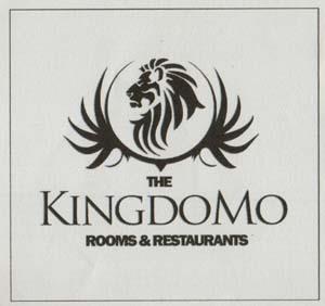 THE KINGDOMO ROOMS & RESTAURANTS (and logo) trademark logo