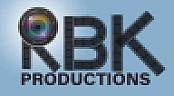 RBK PRODUCTIONS (and logo) trademark logo