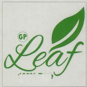 GP LEAF (and logo) trademark logo