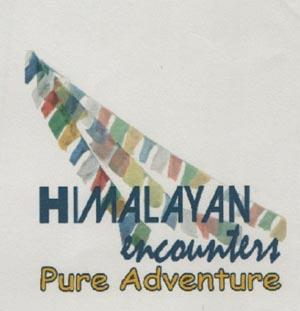 HIMALAYAN ENCOUNTERS (and logo) trademark logo