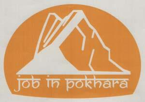 JOB IN POKHARA (and logo) trademark logo