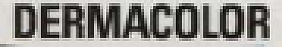 DERMACOLOR (and logo) trademark logo