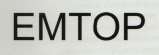 EMTOP (Stylized) (and logo) trademark logo