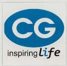 CG INSPIRING LIFE (and logo) trademark logo