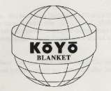 KOYO BLANKET (and logo) trademark logo