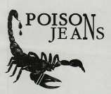POISON JEANS (and logo) trademark logo