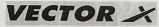 VECTOR X (and logo) trademark logo