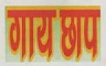 GAYA CHHAP (and logo) trademark logo