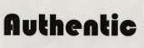 AUTHENTIC (and logo) trademark logo