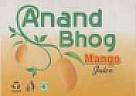 ANAND BHOG MANGO JUICE (and logo) trademark logo