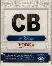 CB THE CLASSIC VODKA (and logo) trademark logo