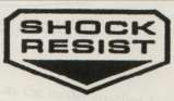 SHOCK RESIST (and logo) trademark logo
