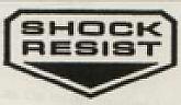 SHOCK RESIST (and logo) trademark logo