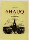 SHAUQ TOBACCO LABEL (and logo) trademark logo