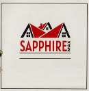 SAPPHIRE MAX (and logo) trademark logo