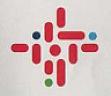 DOTS & DASHES DESIGN LOGO (and logo) trademark logo