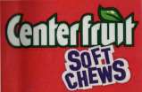 CENTER FRUIT SOFT CHEWS (and logo) trademark logo