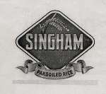 SINGHAM (and logo) trademark logo