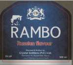 RAMBO RUSSIAN FLAVOUR (and logo) trademark logo