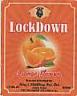 LOCKDOWN ORANGE FLAVOUR (and logo) trademark logo