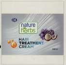 GB NATURE HERBS HAIR TREATMENT CREAM (and logo) trademark logo