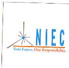 NIEC WITH LOGO (and logo) trademark logo