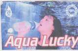 AQUA LUCKY (and logo) trademark logo
