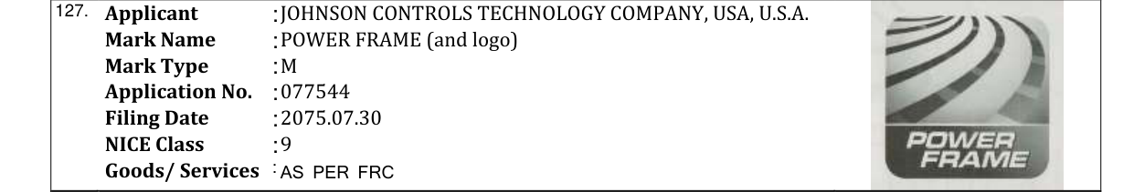 Original bulletin entry for REDMI (and logo)