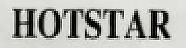 HOTSTAR (and logo) trademark logo