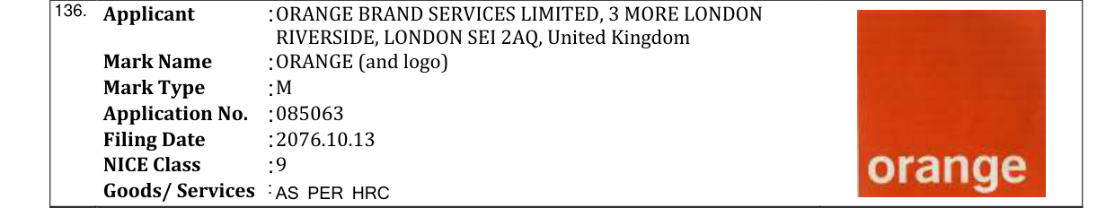 Original bulletin entry for MEASURING ICON (and logo)