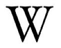 W (and logo) trademark logo