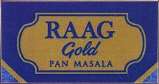 RAAG GOLD PAN MASALA (and logo) trademark logo