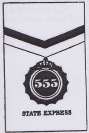 STATE EXPRESS 555 WITH MEDALLION & CHEVRON DESIGN [STATE EXPRESS] (LABEL) (1974) (and logo) trademark logo