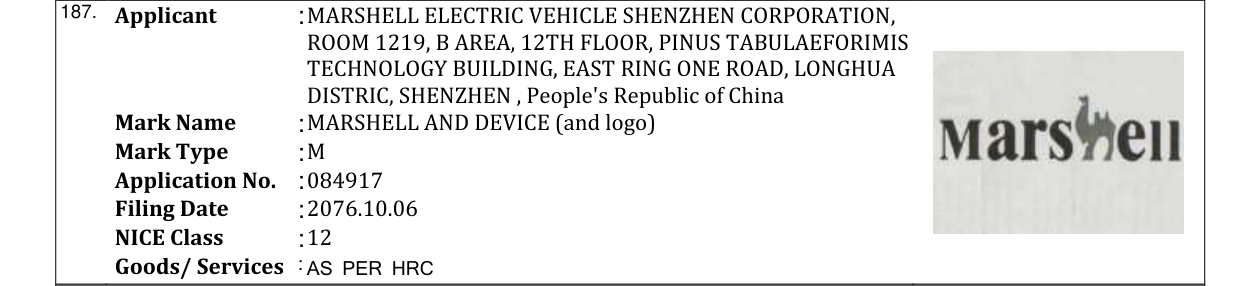 Original bulletin entry for H'NESS