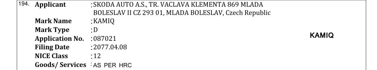 Original bulletin entry for KYBURZ