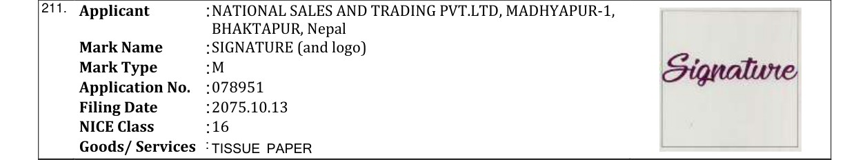 Original bulletin entry for SILK ROUTE (and logo)
