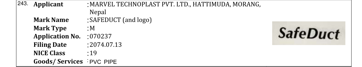 Original bulletin entry for EASYFLO (and logo)