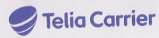 TELIA CARRIER (and logo) trademark logo