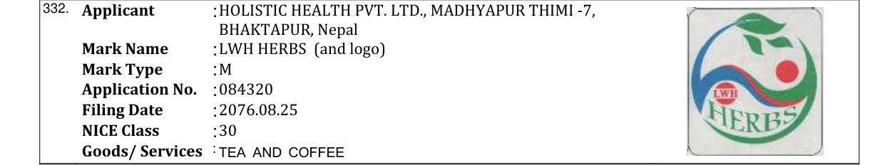Original bulletin entry for Pravin (and logo)
