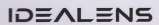 IDEALENS (and logo) trademark logo