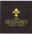 THE MILLIONAIRE'S CLUB (and logo) trademark logo
