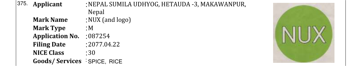 Original bulletin entry for PIPO